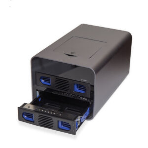 USB 3.2 (10Gbps) Type-C 2 Bay 2.5 Inch and 3.5 Inch SATA Hard Drive + 2 Bay M.2 NMVe Combo External Hard Drive Enclosure - SY-ENC50127